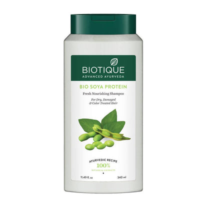 Biotique Advanced Ayurveda Bio Soya Protein Fresh Nourishing Shampoo - 120ml