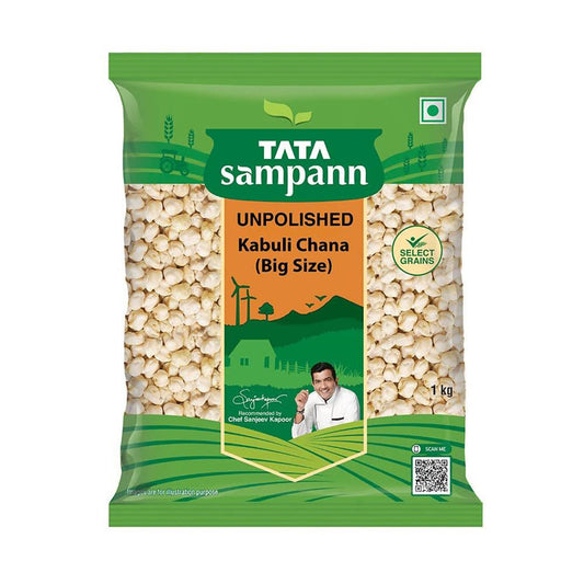 Tata Sampann Unpolished Kabuli Chana (Big Size) - 1 kg