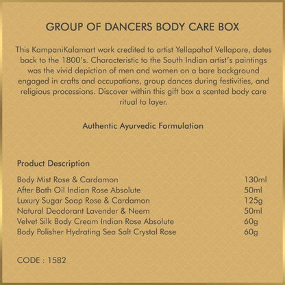 Forest Essentials Group Of Dancers Body Care Selection