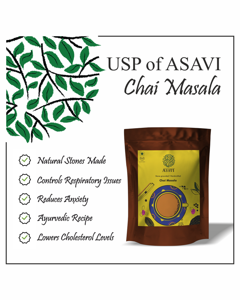 Asavi Stonemade Chai Masala - 250 gm