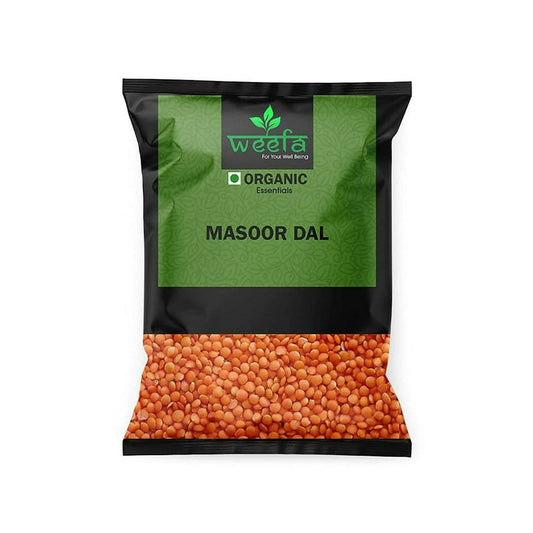 Weefa Organic Healthy Pulses Red Masoor Dal - 500 gm