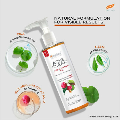 Himalaya Herbals Acne Clear+ Face Cleansing Gel - 200 ml
