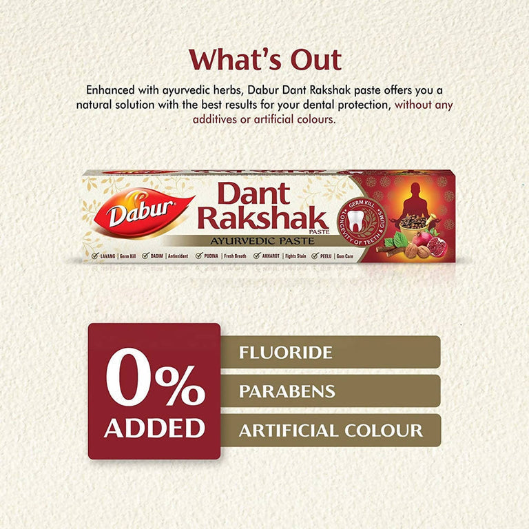 Dabur Dant Rakshak Paste - Pack of 3