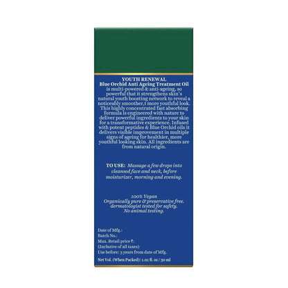 Biotique Youth Renewal Blue Orchid Anti-Ageing Treatment Oil - 30 ml
