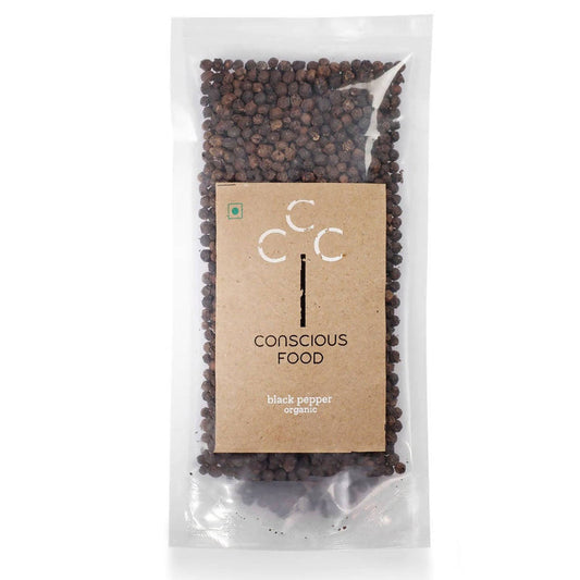 Conscious Food Organic Black Pepper (Kali Mirch) - 100 gm