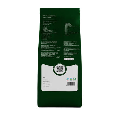 IKAI Organic Kabuli Chana (White Chickpea) - 500 gm