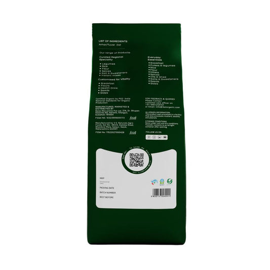 IKAI Organic Arhar/Tuvar Dal - 500 gm