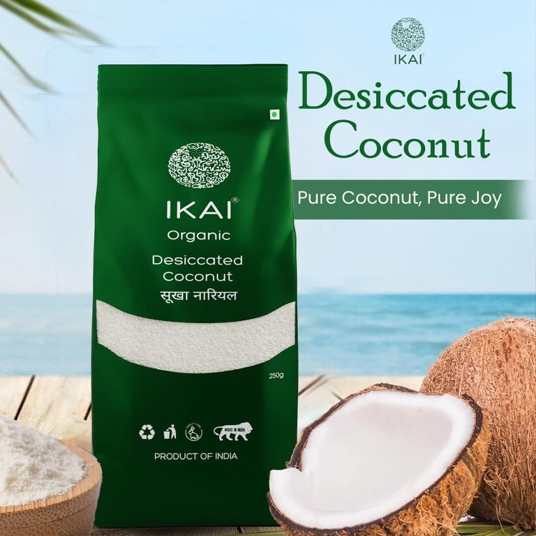IKAI Natural Desiccated Coconut - 250 gm