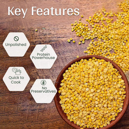IKAI Organic Arhar/Tuvar Dal - 500 gm