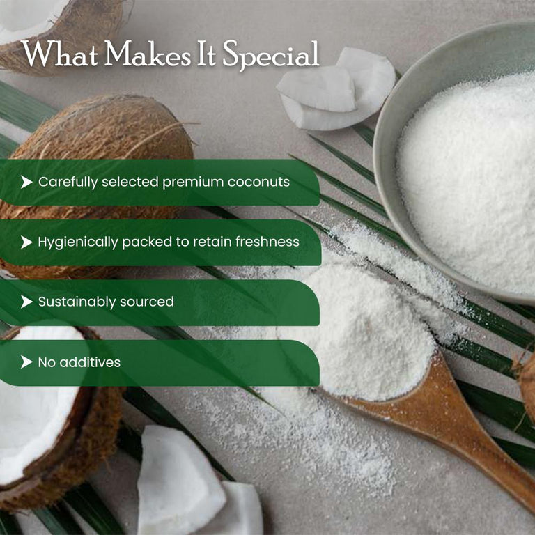 IKAI Natural Desiccated Coconut - 250 gm
