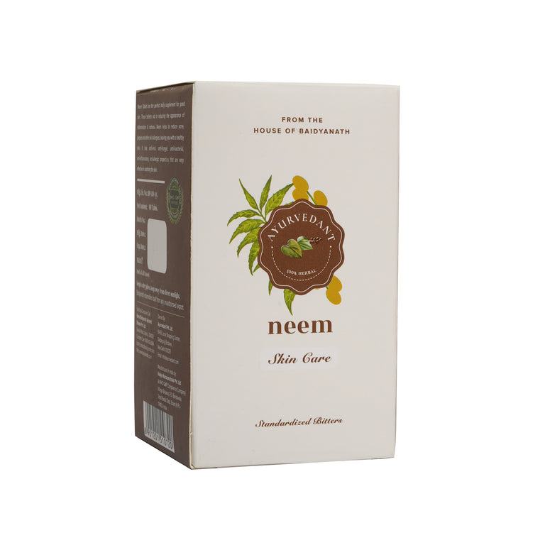 Baidyanath Jhansi Ayurvedant Neem Tablets - 60 tabs