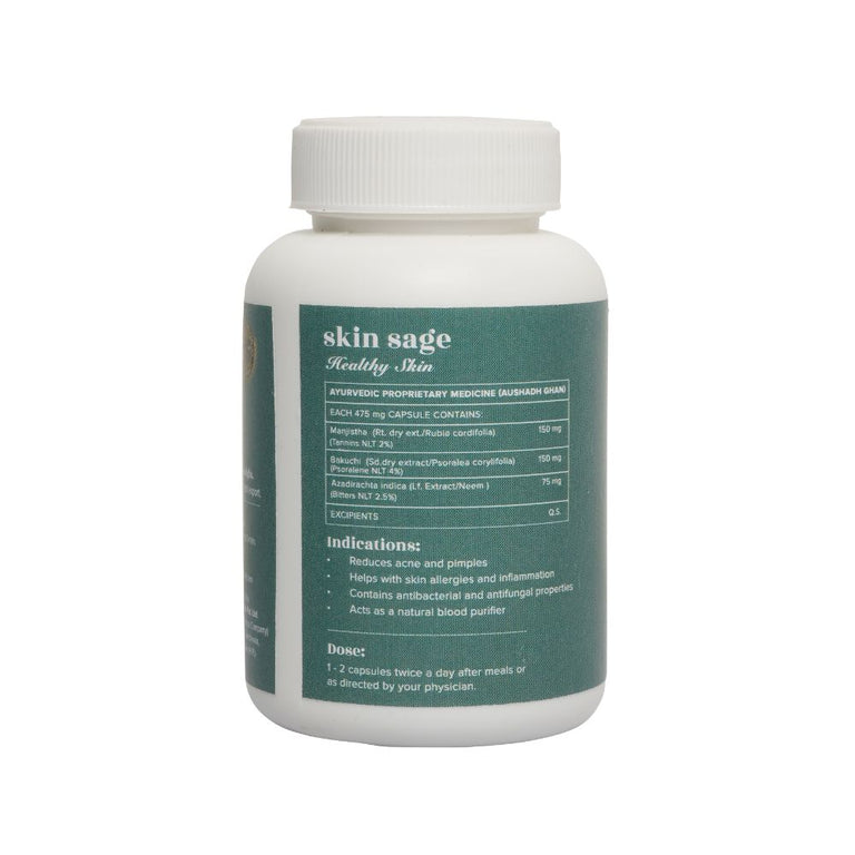 Baidyanath Jhansi Ayurvedant Skin Sage Capsules - 60 caps