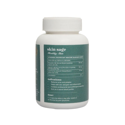 Baidyanath Jhansi Ayurvedant Skin Sage Capsules - 60 caps