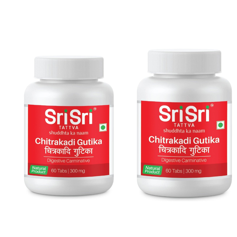 Sri Sri Tattva Chitrakadi Gutika - 60 tabs - Pack of 1