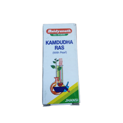 Baidyanath Jhansi Kamdudha Ras with Moti Yukta - 25 tabs