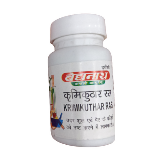 Baidyanath Jhansi Krimikuthar Ras 80 Tabs - 80 tabs