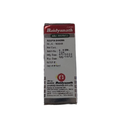 Baidyanath Jhansi Raupya Bhasma - 2.5 gm