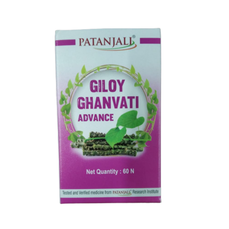 Patanjali Divya Giloy Ghanvati Advance - Pack of 1 - 60 tabs