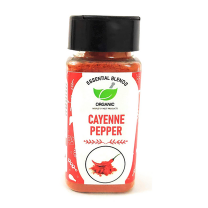 Essential Blends Organic Cayenne Pepper - 50 gm