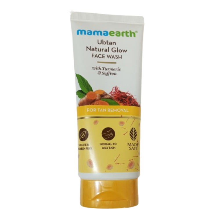 Mamaearth Ubtan Face Wash For Tan Removal - 50 ml - Pack of 1
