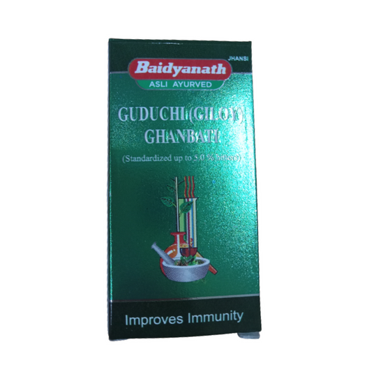 Baidyanath Jhansi Guduchyadi (Giloy) Ghan Bati - 60 Tablets