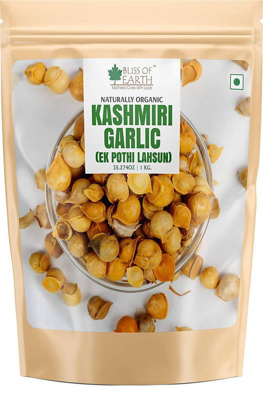 Bliss of Earth Naturally Organic Kashmiri Garlic - 1 kg