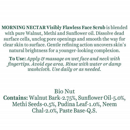 Biotique Advanced Ayurveda Bio Morning Nectar Visibly Flawless Face Scrub - 50 Gm