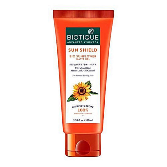 Biotique Advanced Ayurveda Sun Shield Sunflower Matte Gel - 50 ml