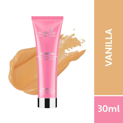 Biotique Stardew Insta Glow Complexion Care Foundation SPF 20 - Vanilla - 30 ml