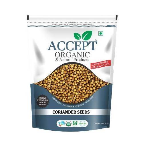 Accept Organic Coriander Seeds - 150 gm