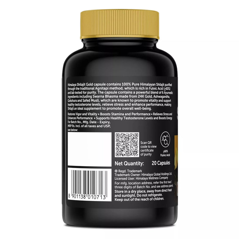 Himalaya Herbals SJ Gold Capsules - 10 caps