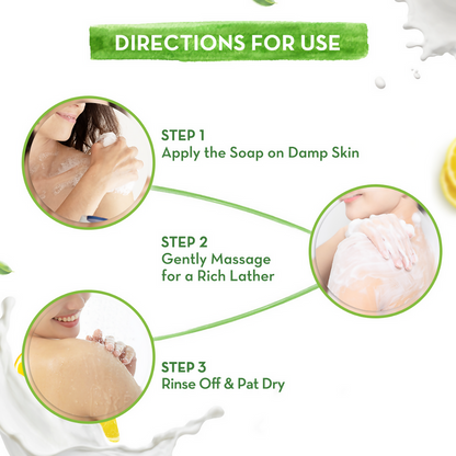 Mamaearth Vitamin C Moisturizing Lotion Soap (Buy 3 Get 1 Free) - Limited Time Offer