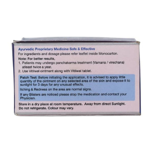 Sri Sri Tattva Vitilwel - Vitiligo Tablets - 100 tab