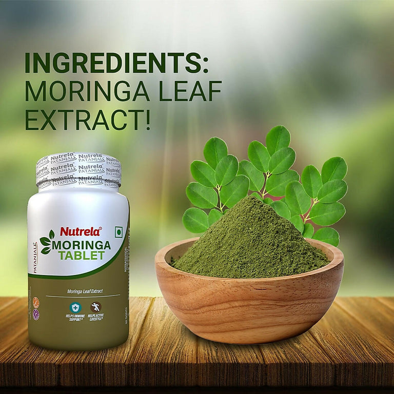 Patanjali Nutrela Moringa Tablets - 60 tabs