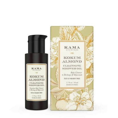 Kama Ayurveda Kokum Almond Cleansing Shower Oil - 200 ml
