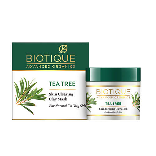 Biotique Advanced Organics Tea Tree Skin Clearing Clay Mask - 70 Gm