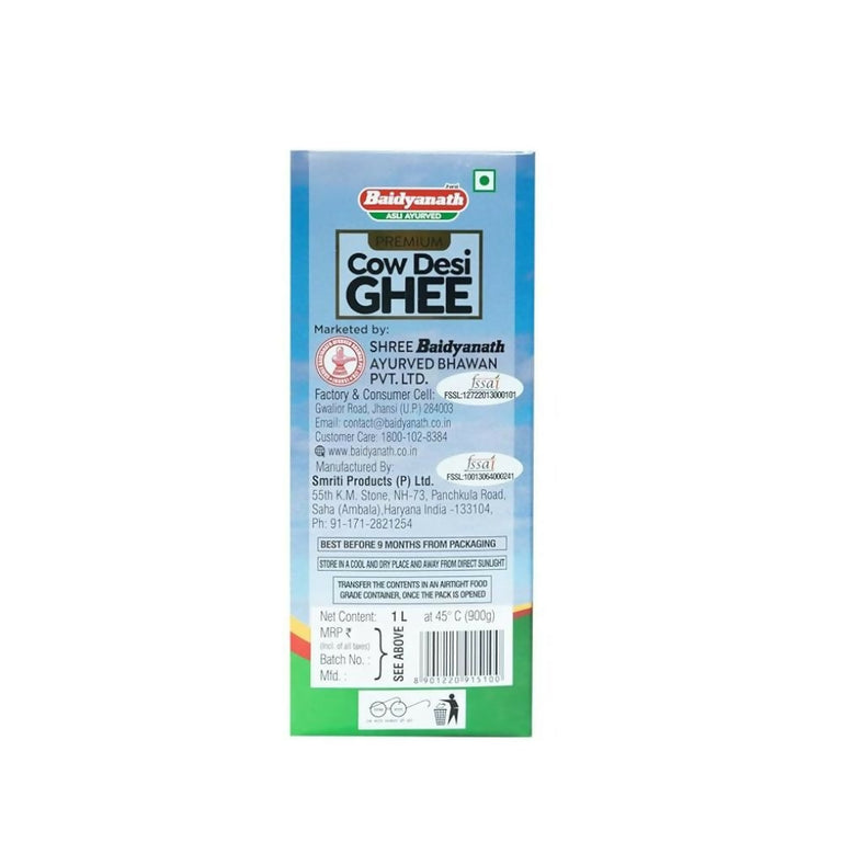 Baidyanath Desi Cow Ghee - 1000 gm