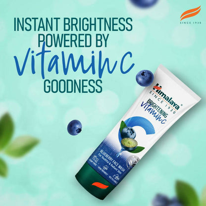 Himalaya Herbals Brightening Vitamin C Blueberry Face Wash - 50 ml
