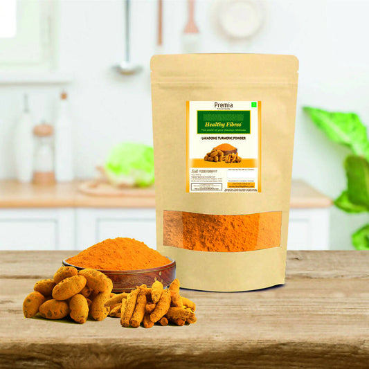 Healthy Fibres Lakadong Turmeric Powder - 200 gm - Pack of 2