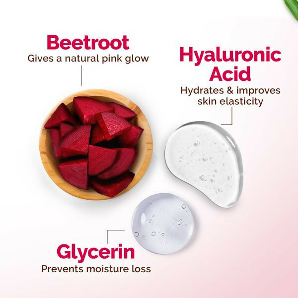 Mamaearth Beetroot Hydraful Light Moisturizing Cream with Beetroot & Hyaluronic Acid For Hydrated Pink Glow - 200 gm