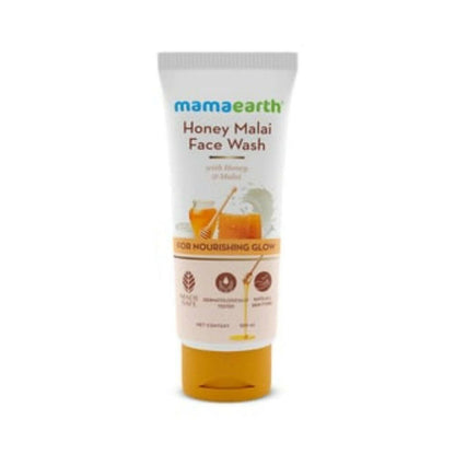 Mamaearth Honey Malai Face Wash For Nourishing Glow - 100 ml