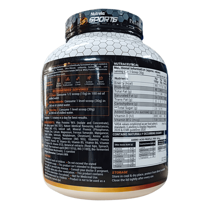 Patanjali Nutrela Sports Whey Per (Fvic) - 2 kg