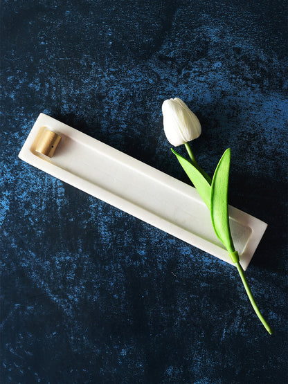 Simply Soho Sattva Marble Incense Holder - Set of 1