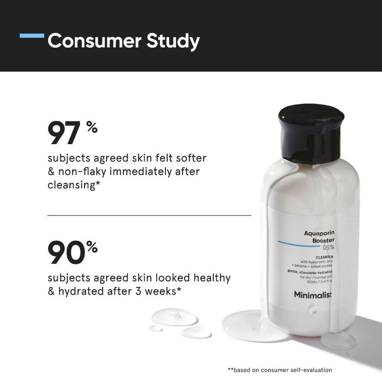 Minimalist Aquaporin Booster 05% Cleanser - 100 ml