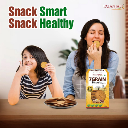 Patanjali 7 Grain Digestive Biscuit - 200 gm