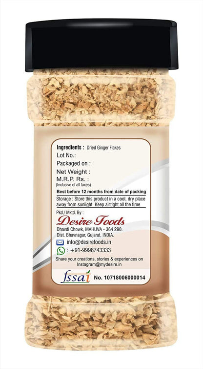 Desire Dried Ginger Flakes - 150 gm