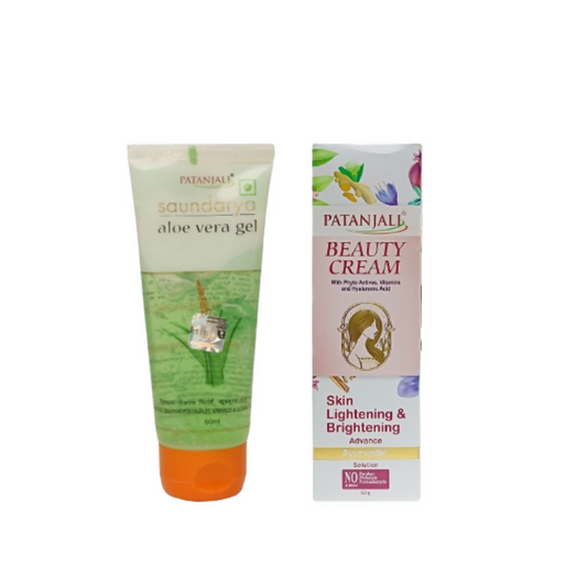 Patanjali Saundarya Aloe Vera Gel & Beauty Cream Combo - combo