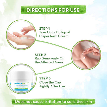 Mamaearth Milky Soft Diaper Rash Cream for Babies - 50 gm