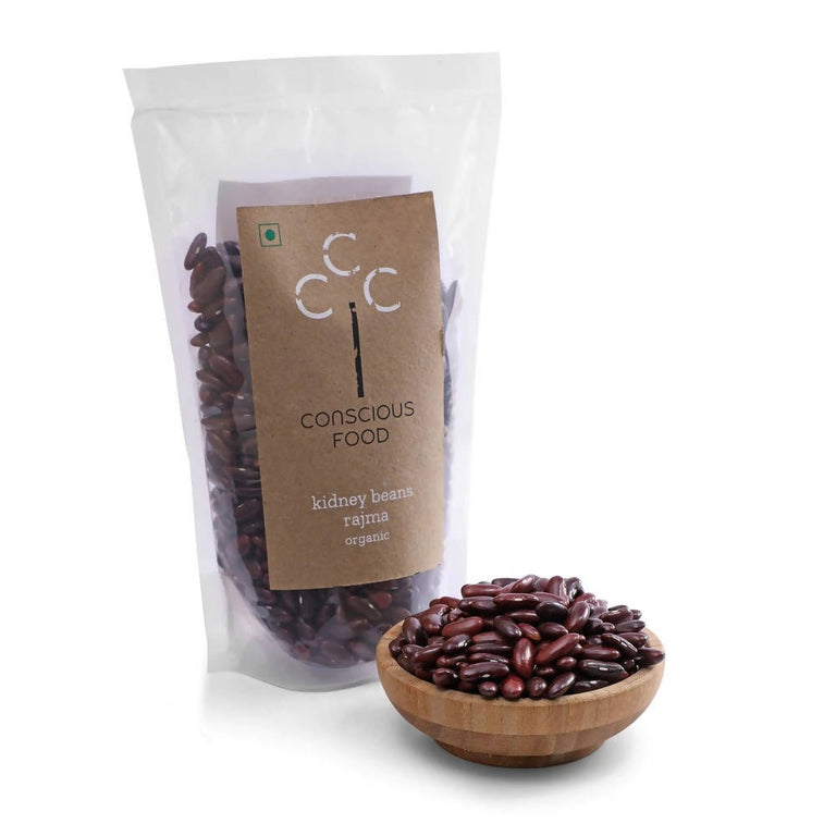 Conscious Food Organic Kidney Beans (Rajma) - 500 gm