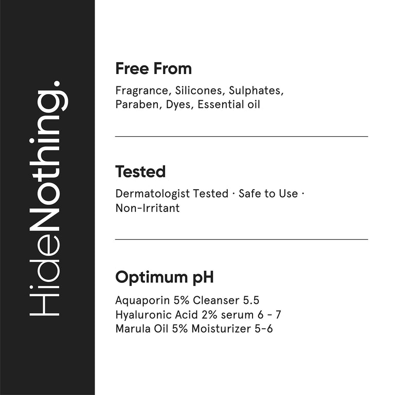 Minimalist Dry Skincare Kit - Face Wash, Moisturizer & Serum - kit